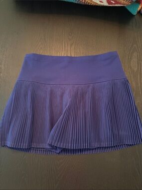 Iblul Pleated Athletic Skort in Navy